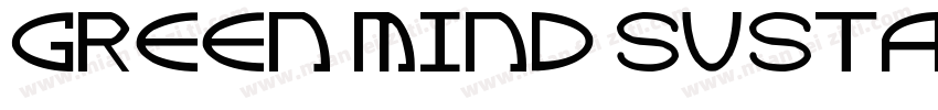 Green Mind Sustainability字体转换